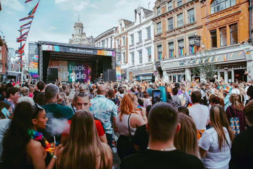 Leeds Pride main stage 2022