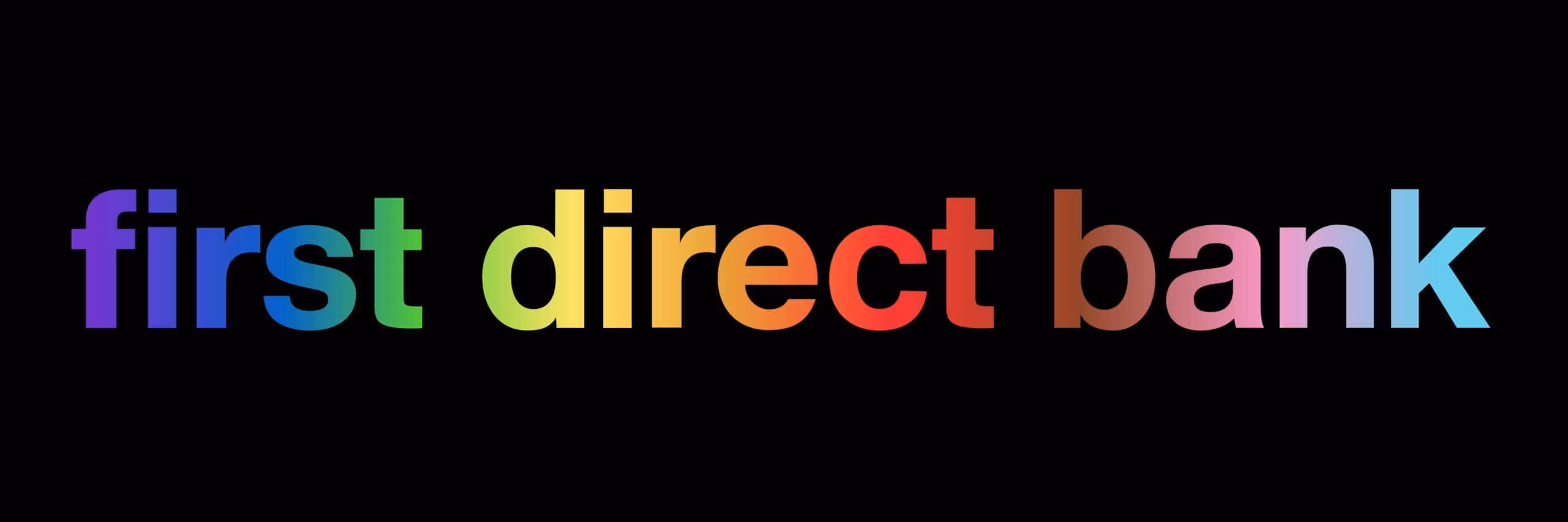 First direct pride logo for Leeds Pride 2024