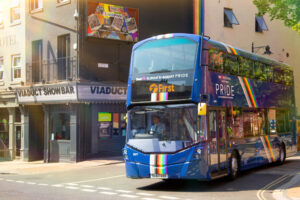 Leeds Pride First Bus