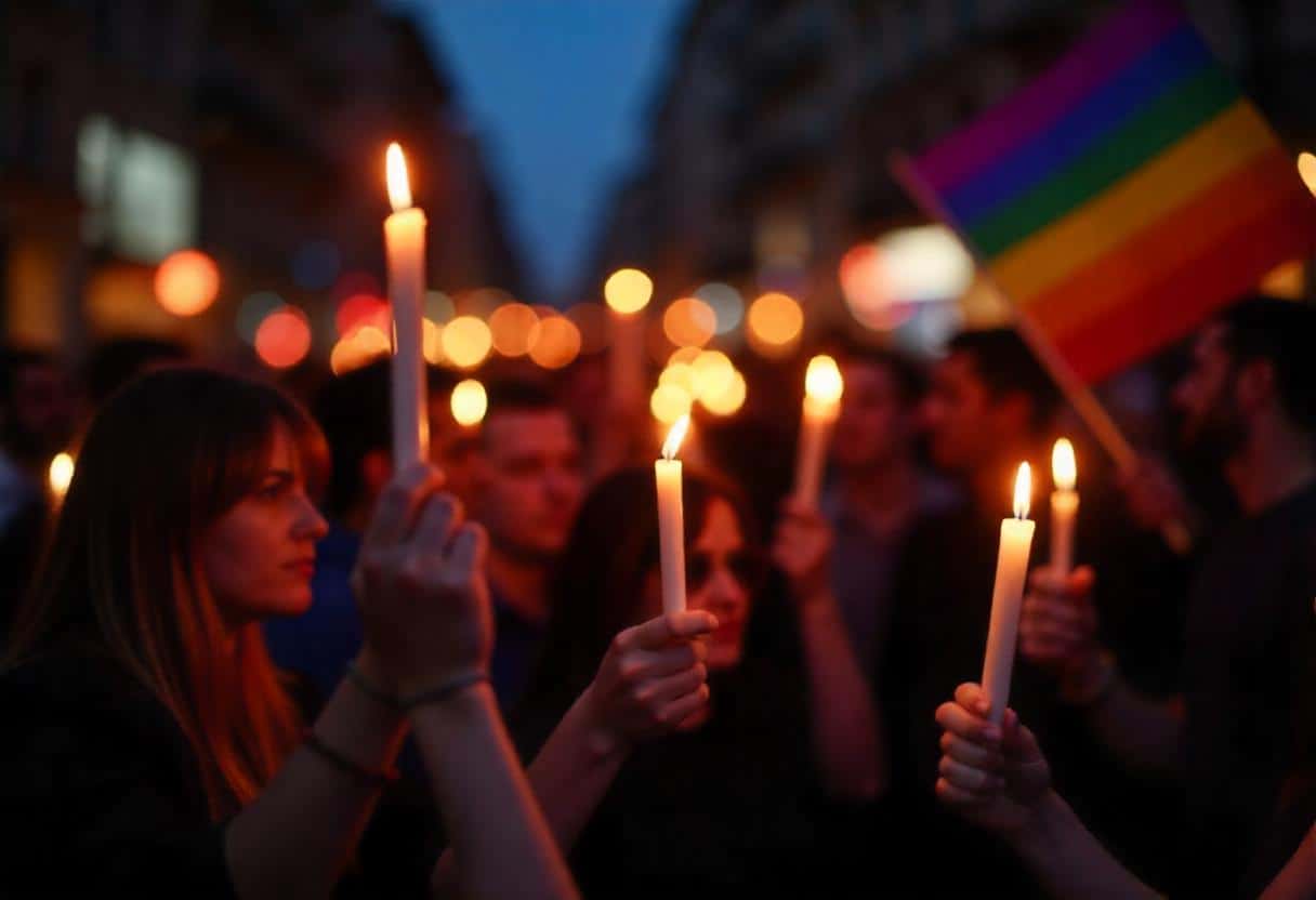 Candlelit vigil